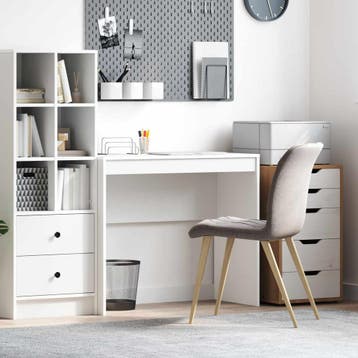 vidaXL Bureau Wit 90 x 40 x 76 cm, Verzenden, Nieuw