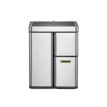 EKO Mirage recycler plus sensor 30+15+15 ltr - Mat RVS, Verzenden, Nieuw