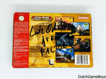 Nintendo 64 / N64 - Star Wars - Rogue Squadron - Signed By L, Verzenden, Gebruikt