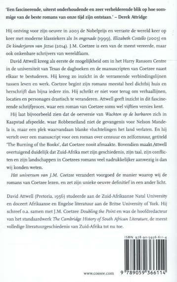 Het universum van J.M. Coetzee 9789059366114 David Attwell, Boeken, Verzenden, Gelezen, David Attwell