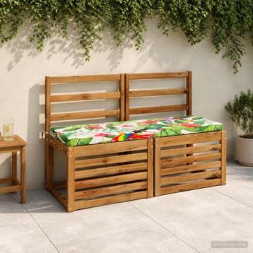 vidaXL Bankkussen SOEST 100% Polyester Meerkleurig 100 x 40, Verzenden, Nieuw, Meerkleurig