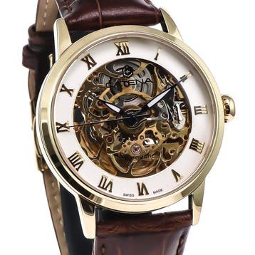 Catena - Skeleton Automatic Swiss Watch - CA018-1BU - Zonder, Nieuw