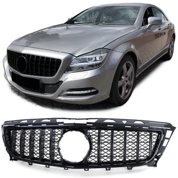 ACTIE Sport Grill Glans Zwart Mercedes CLS C218 11-14 J154, Nieuw, Voor, Mercedes-Benz