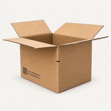 Stevige gebruikte kartonnen doos EB golf 38x25x26 cm € 0,49, Opvouwbaar, Minder dan 35 cm, Minder dan 50 cm, Ophalen of Verzenden