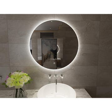 Xellanz Giro Spiegel Rond met LED - Dimbaar - 80cm, Ophalen of Verzenden, Nieuw