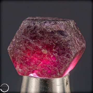 Natuurlijke padparadscha-kleurige saffier – uitzonderlijk