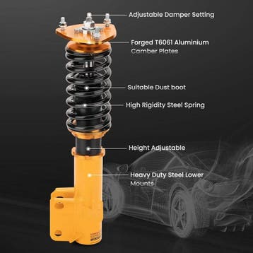 Verstelbare schroefset ophangingskit geschikt voor Subaru..., Auto-onderdelen, Verzenden, Nieuw, Subaru