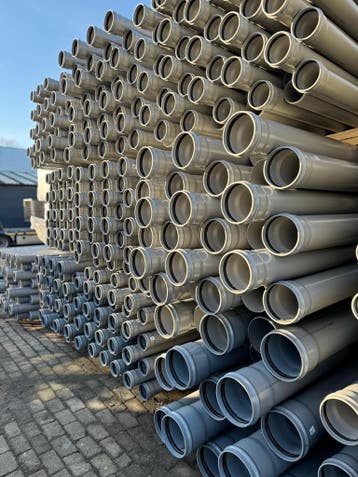 PVC Buizen | Riool | Afvoer | HWA | Alle maten | Op voorraad, Pvc, Nieuw, 4 tot 6 meter, Ophalen of Verzenden