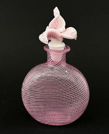 Murano Profumiera Vintage in Vetro Artistico - H 17 cm –
