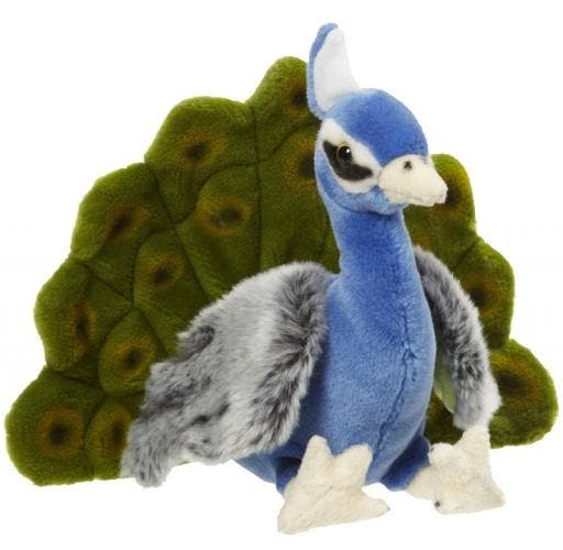 Pluche pauw knuffel 24 cm - Knuffel vogels, Kinderen en Baby's, Speelgoed | Knuffels en Pluche, Verzenden