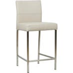 Set van 10 Leren barkrukken Bright laag - Toledo Misty, Ophalen of Verzenden, Nieuw, Leer