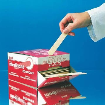 Medispat houten tongspatels 500 stuks - Ecopack, Verzenden, Nieuw