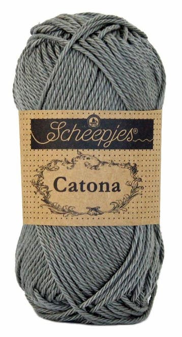 Scheepjes Catona 50 gram - 242 metal grey - Katoen Garen, Ophalen of Verzenden, Nieuw