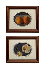 European School (XIX-XX) - Pair of Intimate Oval Paintings, Antiek en Kunst