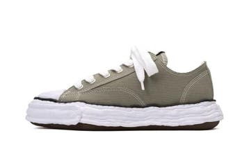 Maison Mihara Yasuhiro Peterson 23 OG Sole Canvas Low Green, Nieuw
