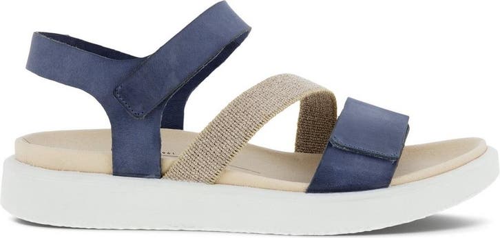 Ecco - maat 40-  Flowt sandalen blauw, Kleding | Dames, Schoenen, Verzenden