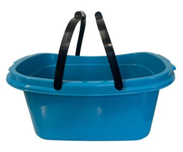 Wasmand - Wasmanden - met Hengsel - 55x38x24 cm - Blauw, Ophalen of Verzenden, Nieuw