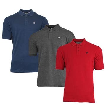 Donnay Donnay Heren - 3-Pack - Polo shirt Noah - Navy /, Verzenden, Nieuw