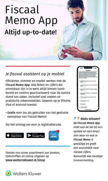 Fiscaal Memo januari / 2025 9789013178111, Boeken, Verzenden, Zo goed als nieuw