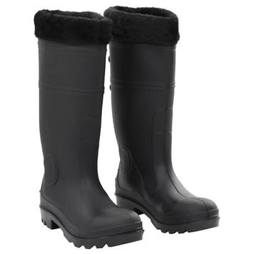 vidaXL Regenlaarzen met verwijderbare sokken maat 39 PVC, Watersport en Boten, Hengelsport | Algemeen, Verzenden, Nieuw