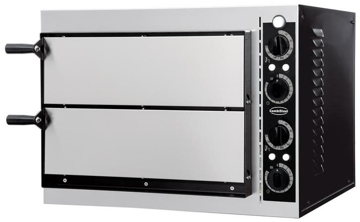 Combisteel Pizzaoven | Elektrisch | 2 Kamers Ø32cm | 2.4kW |, Zakelijke goederen, Horeca | Keukenapparatuur, Nieuw in verpakking