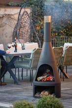 RedFire – Kingston – Houtopslag – Zwart – Staal – Vuurkorf –, Ophalen of Verzenden, Nieuw