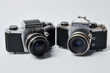 Ihagee 2x Exakta VX500 + Flektogon + Tessar | Analoge camera, Nieuw