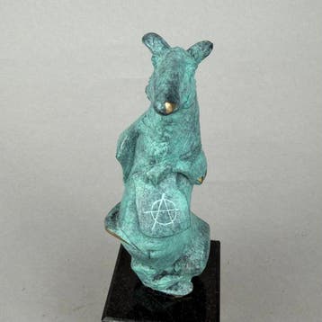 Robert Dyrcz - The rat I Anarchy - bronze