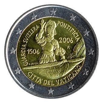 Vaticaan 2 Euro Zwitserse Garde 2006, Verzenden
