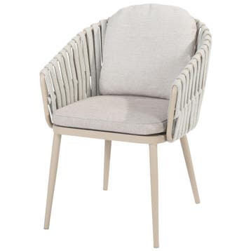 Eva Prado dining tuinset 240x105xH75 cm 7 delig latte met, Ophalen of Verzenden, Nieuw