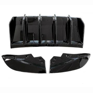 Diffuser splitter met zijsplitters achter voor Cupra, Ophalen of Verzenden, Nieuw