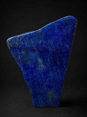 Lapis Lazuli - vrije vorm - gepolijst - Y-vorm Natuursteen -