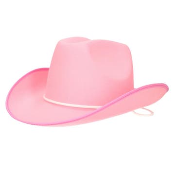 Roze cowboy hoed van vilt - Cowboyhoeden, Verzenden, Nieuw