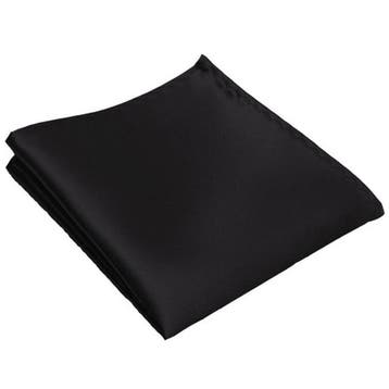 Fako Fashion - Pochette - Pochet - Satijn - 22x22cm - Zwart, Verzenden, Nieuw