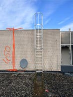 Vluchtladder, brandladder, daktrap *reeds gedemonteerd*, Doe-het-zelf en Verbouw, Ladders en Trappen, Ophalen, Gebruikt, Ladder