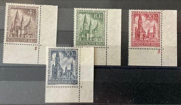 Berlijn 1953 - Michel 106/109, waarvan 106 en 108 met een, Gestempeld