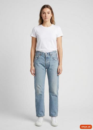 Levis Jeans Dames maat WW32 / L29 Lichtblauw Vintage, Kleding | Dames, Ophalen of Verzenden, Nieuw