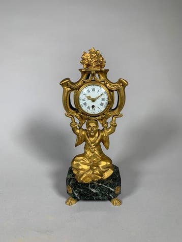 Pendule - Brons, Marmer - 1850-1900
