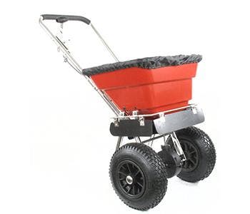 Duwmodel RVS zoutstrooier 36kg met afdekhoes en rooster, Tuin en Terras, Hand-tuingereedschap, Ophalen of Verzenden, Nieuw