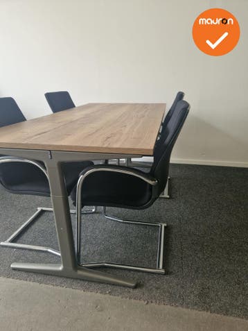 Vergadertafel - Ahrend - 180x90 - Rechthoekig - Nieuw blad i, Vergader- of Presentatieruimte, Ophalen of Verzenden, Gebruikt, Tafel