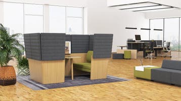Narbutas Wood stilte werkplek, Nieuw in verpakking