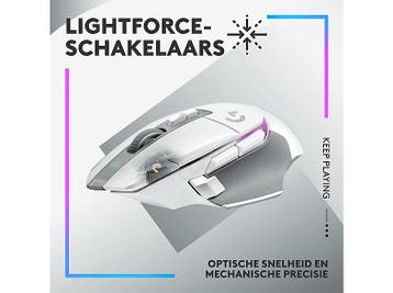 Logitech G -  G502 X Lightspeed Plus Draadloos Muis  - Wit, Muis, Logitech G, Verzenden, Gaming muis