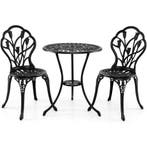 LIVSK Aluminium Tuinset - Weerbestendige Buitentafel - Stoel, Tuin en Terras, Verzenden, Nieuw