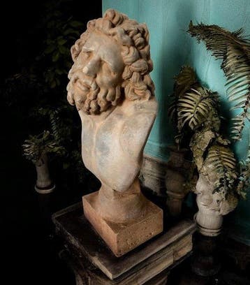 sculptuur, Dorso laocoonte - 42 cm - Gegoten steen