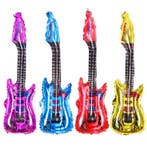 Gitaar Opblaasbaar in verschillende kleuren 85*30cm, Gratis, Hobby en Vrije tijd, Feestartikelen, Verzenden, Nieuw