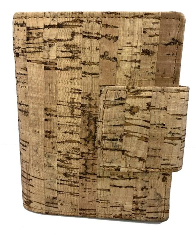 Portrait  ritsportemonnee met overslag van kurk, model Clov, Sieraden, Tassen en Uiterlijk, Portemonnees, Nieuw, Verzenden