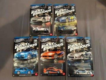 Hot Wheels, Mattel 1:64 - Modelauto (5) - *No Reserve* Hot, Nieuw