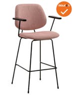 Barkruk Eva - NIEUW - Roze (Krukken), Werkplek, Ophalen of Verzenden, Nieuw zonder verpakking, Overige typen