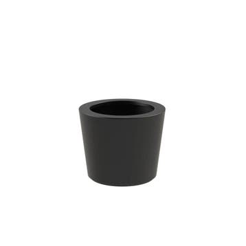 Polyester plantenbak Ø63x52cm - Met bodem, Tuin en Terras, Kunststof, Rond, Nieuw, 60 tot 100 cm