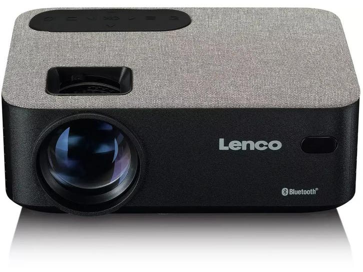 Lenco LPJ-700BKGY - LCD projector - 1280x720 HD - Bluetooth, Audio, Tv en Foto, Beamers, Zo goed als nieuw, Verzenden